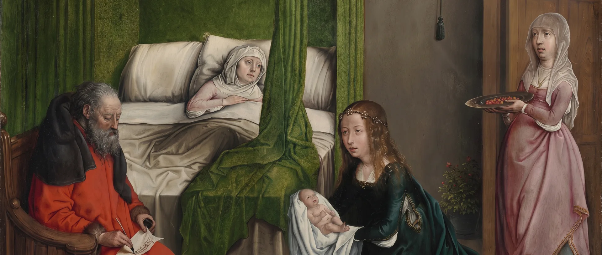 El nacimiento y la imposición del nombre de san Juan Bautista