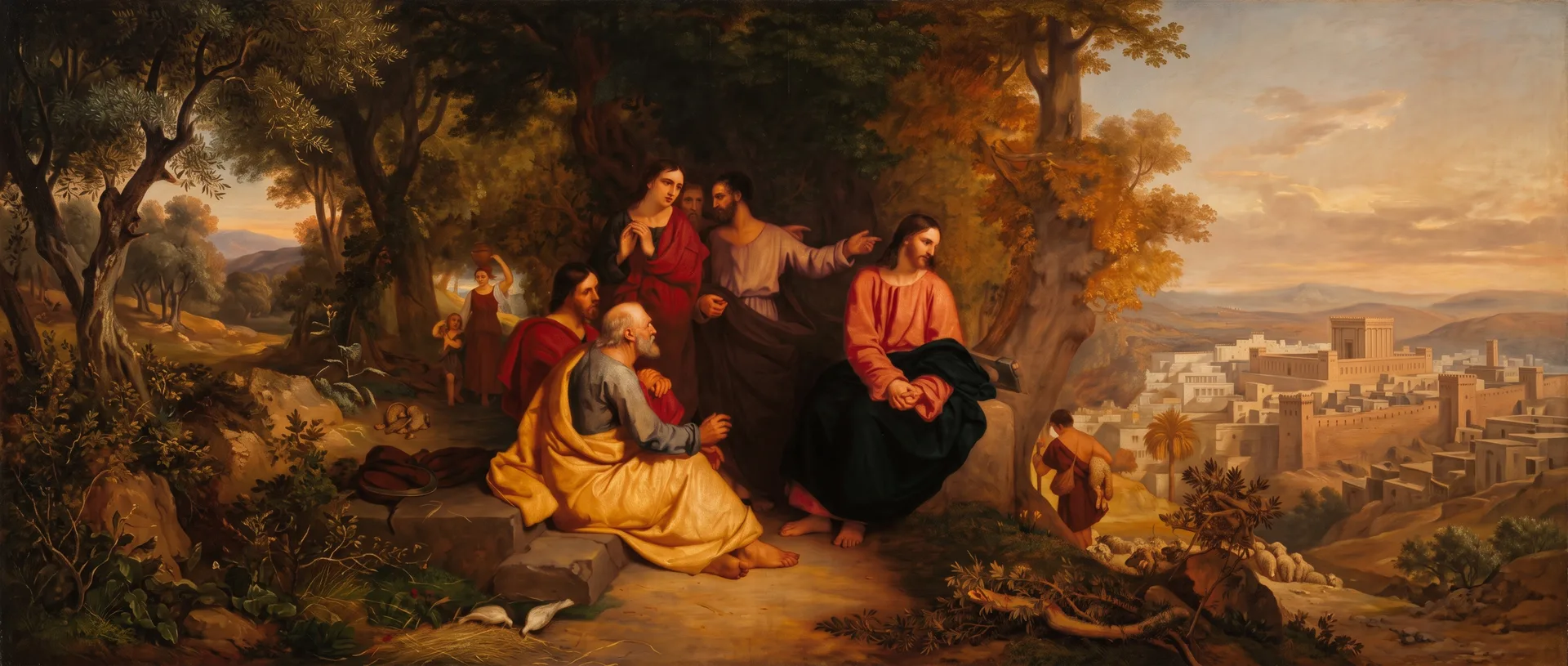 Cristo llora sobre Jerusalén