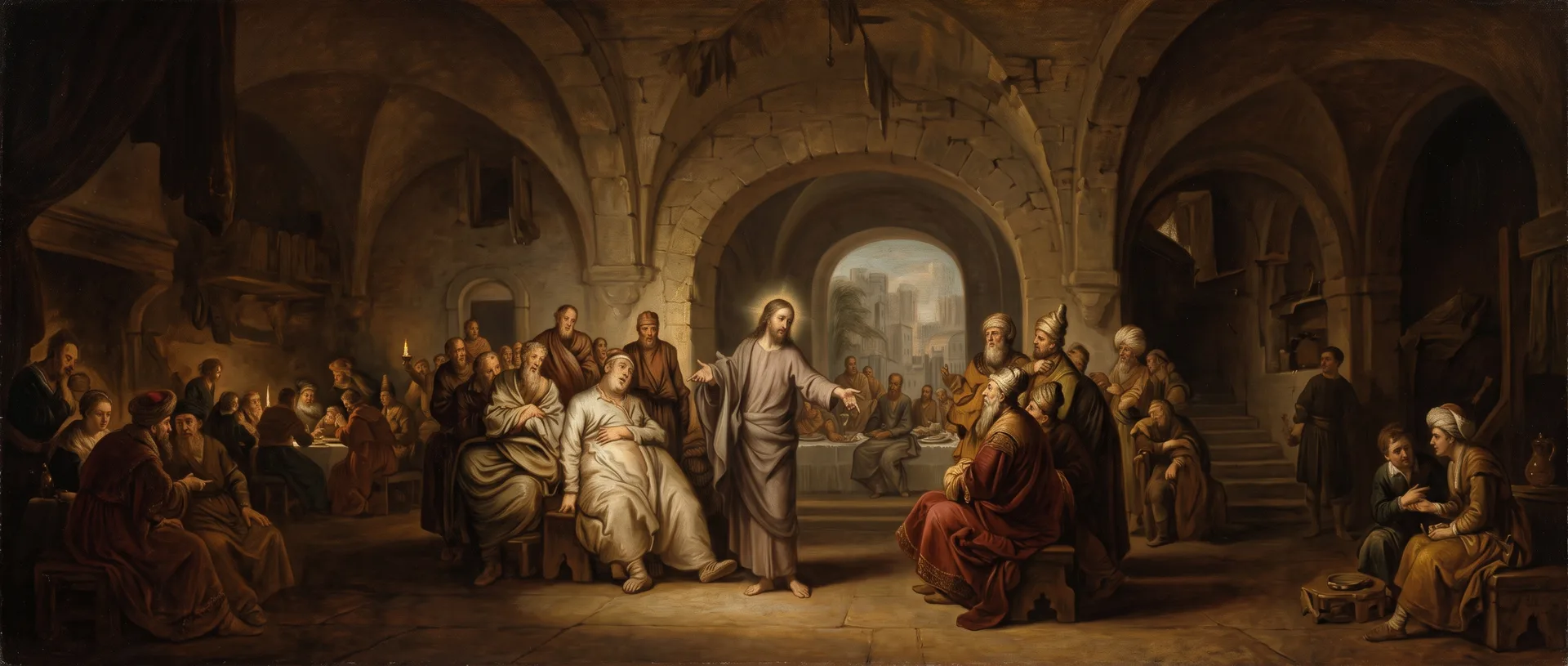 Jésus guérit l’hydropique le jour du sabbat