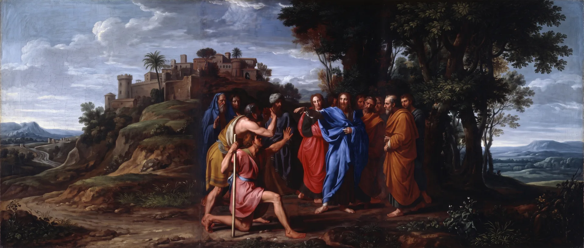Cristo curando a los ciegos de Jericó