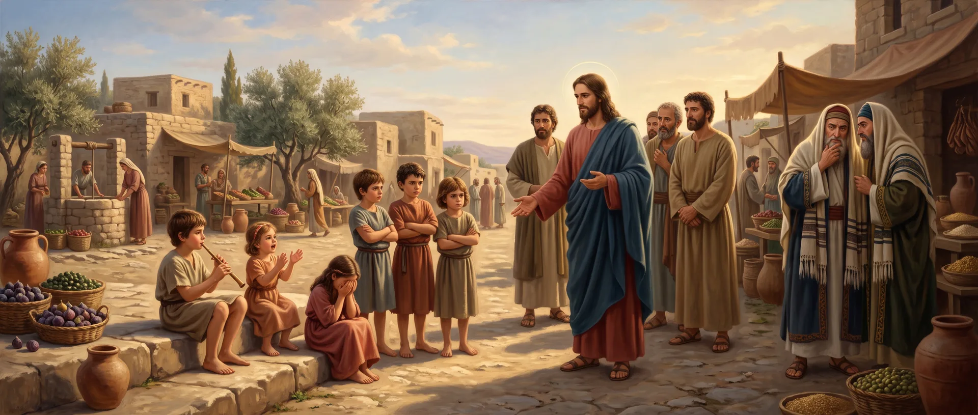 The children in the marketplace